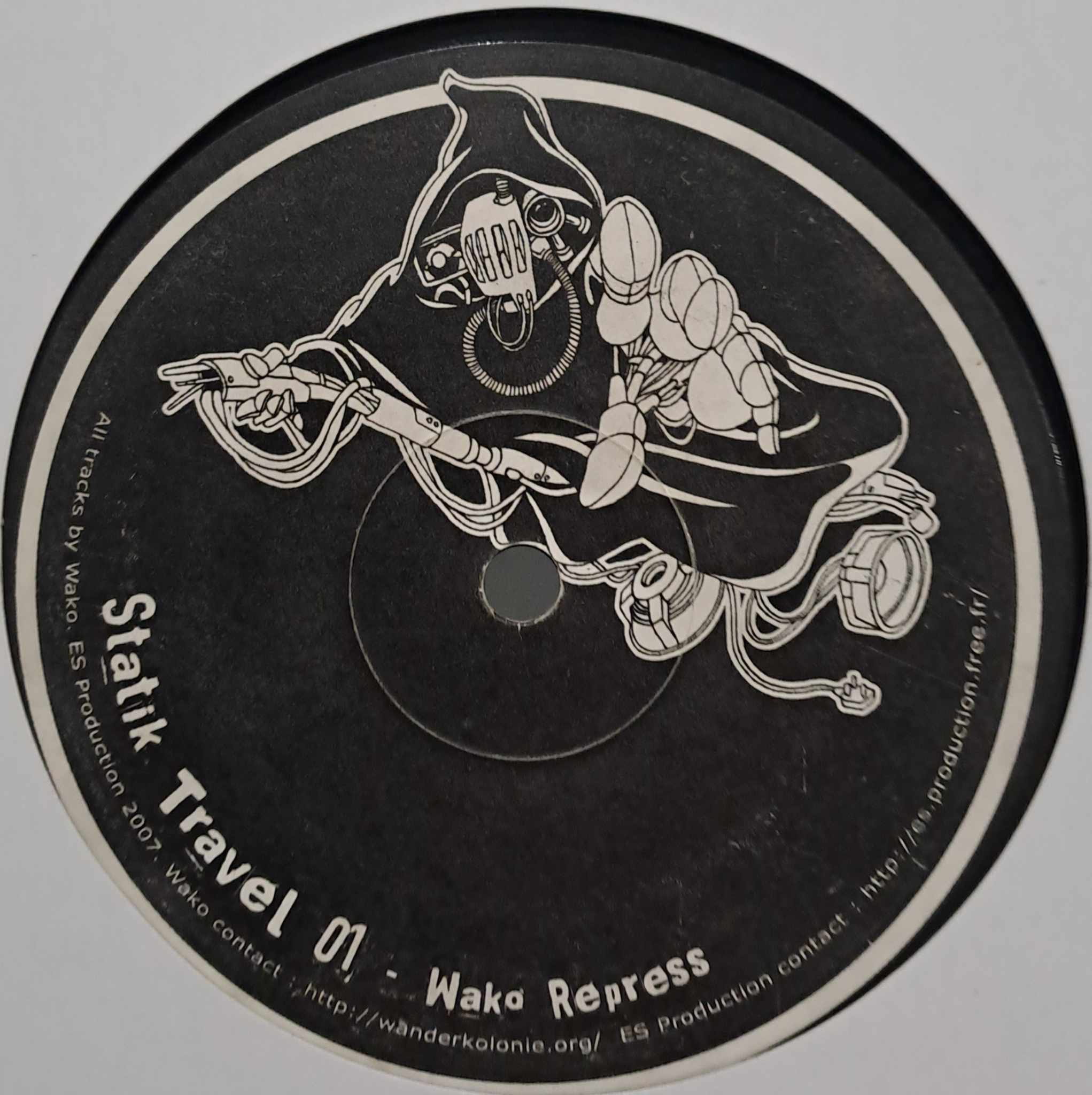 Statik Travel 01 RP - vinyle freetekno